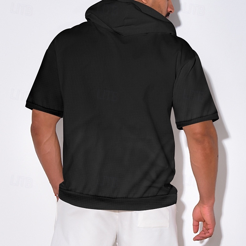 Hombre Color sólido Camiseta Running Camiseta Compresión Camisa atlética Top deportivo Verano Primavera Correa Bolsillos Manga Corta Secado rápido Ligero Dispersor de humedad Transpirable 2026 - $20.99 –P5