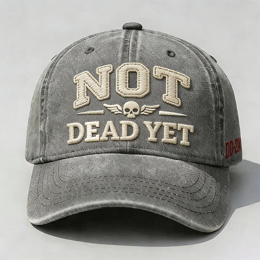 Cappellino da baseball ricamato dd-214, cappello vintage militare da papà "not dead yet" per uomo, twill di cotone regolabile, regalo patriottico per veterani, cappello casual per esterni del 2026 a $16.99 –P8