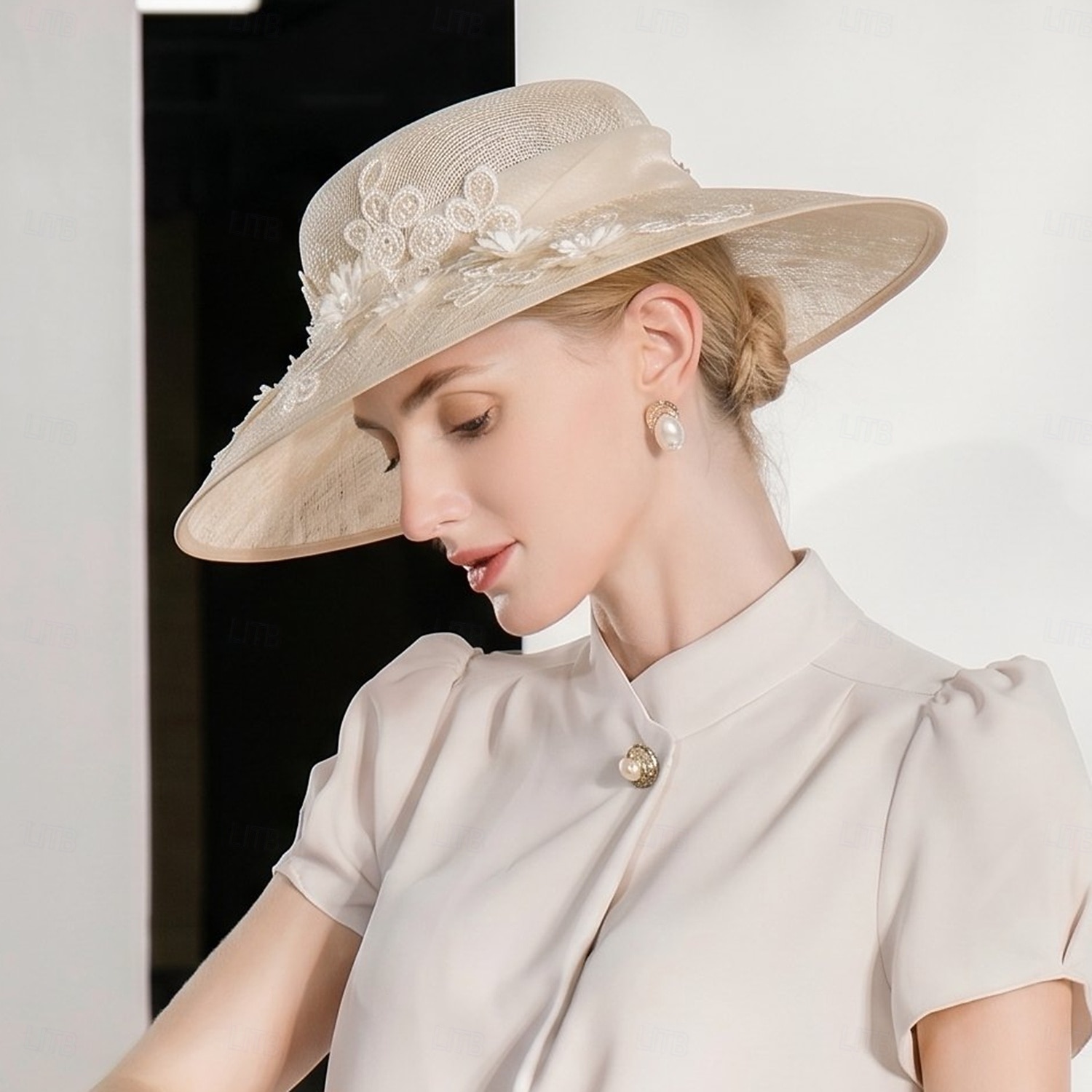 Elegant Sweet Hats with Appliques / Flower / Pure Color 1PC Party / Evening / Tea Party / Melbourne Cup Headpiece dress to impress Hats Race Day Dress 2026 - $63.99 –P9