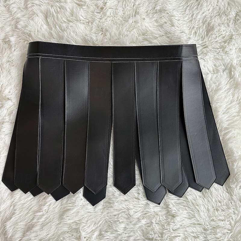 Retro Vintage Mittelalterlich ROMAN Pteruges Gladiatorenrock Romanische Kostüme Krieger Gladiator Kostüm Herren Halloween Karneval Maskerade Leistung Renaissance-Messe LARP Erwachsene Pteruges 2026 - $34.99 –P2