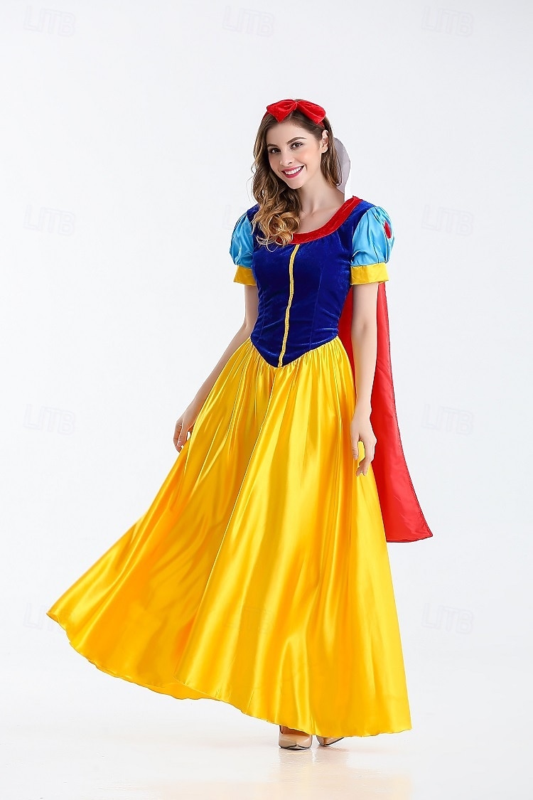 Prinzessin Kleid Abschlussballkleid Themenparty-Kostüm Prinzessin Urlaubskleid for Damen Erwachsene Halloween Karneval Buchwoche Maskerade Comic-Konzert Anime Expo 2026 - $51.99 –P7