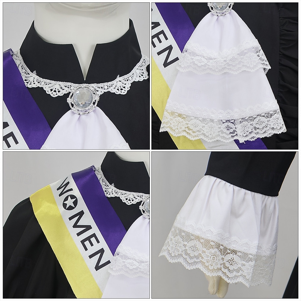 Victorian Medieval Renaissance Floor Length Dress Long Sleeves Princess Ball Gown Fancy Dress Girls' Halloween Carnival World Book Day Party Kid's Dress 2026 - $57.99 –P5