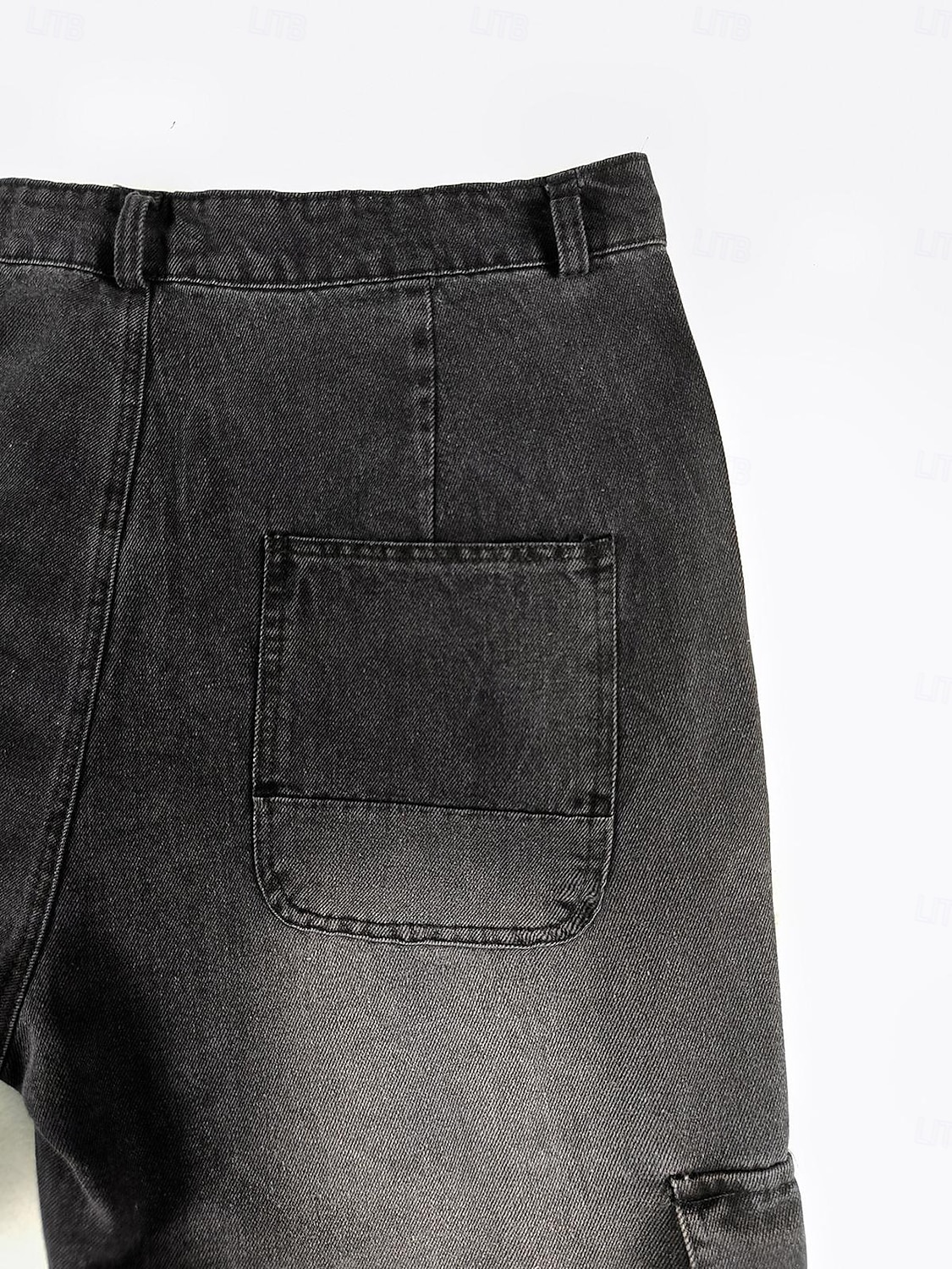 Bărbați Pantaloni Cargo Pantaloni Pantaloni casual Pantaloni din denim Multi Buzunare Picior drept Simplu Confort Lungime totală Casual Zilnic În aer liber Modă Șic Stradă Albastru piscină Negru 2026 - $33.99 –P6