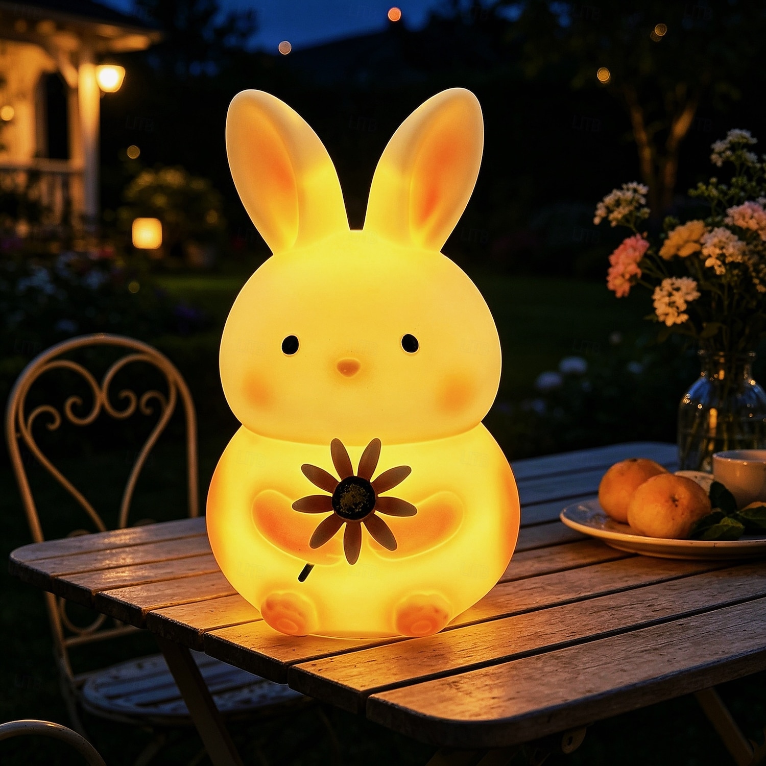 Lampes solaires d'extérieur en forme d'animaux, figurines lumineuses étanches en plastique représentant un lapin et un hibou, lampes décoratives solaires pour terrasse, pelouse, allée, parterre de de 2026 ? $34.99 –P3
