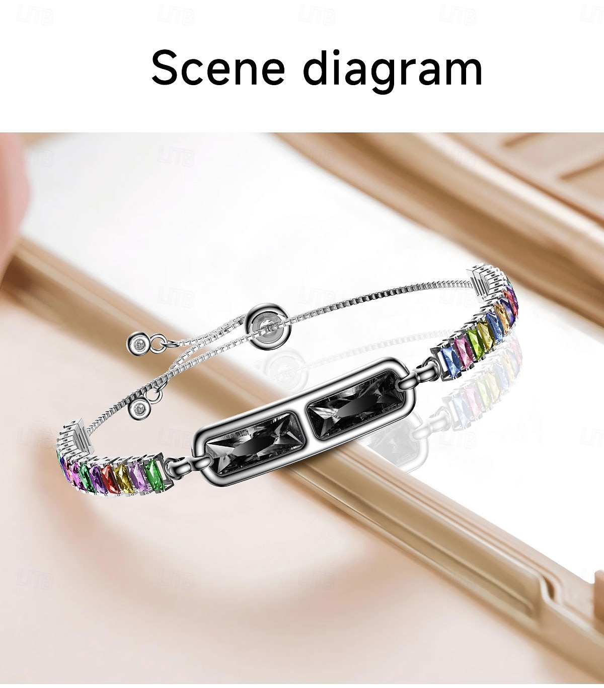 Elegant Smart Bracelet for Women, Jewelry Fitness Tracker with Sleep & Activity Tracking, IP68 Waterproof Smart Jewelry with App Sync, Long Battery Life, Adjustable Crystal Bangle, Fashion Gift 2026 - $51.99 –P12