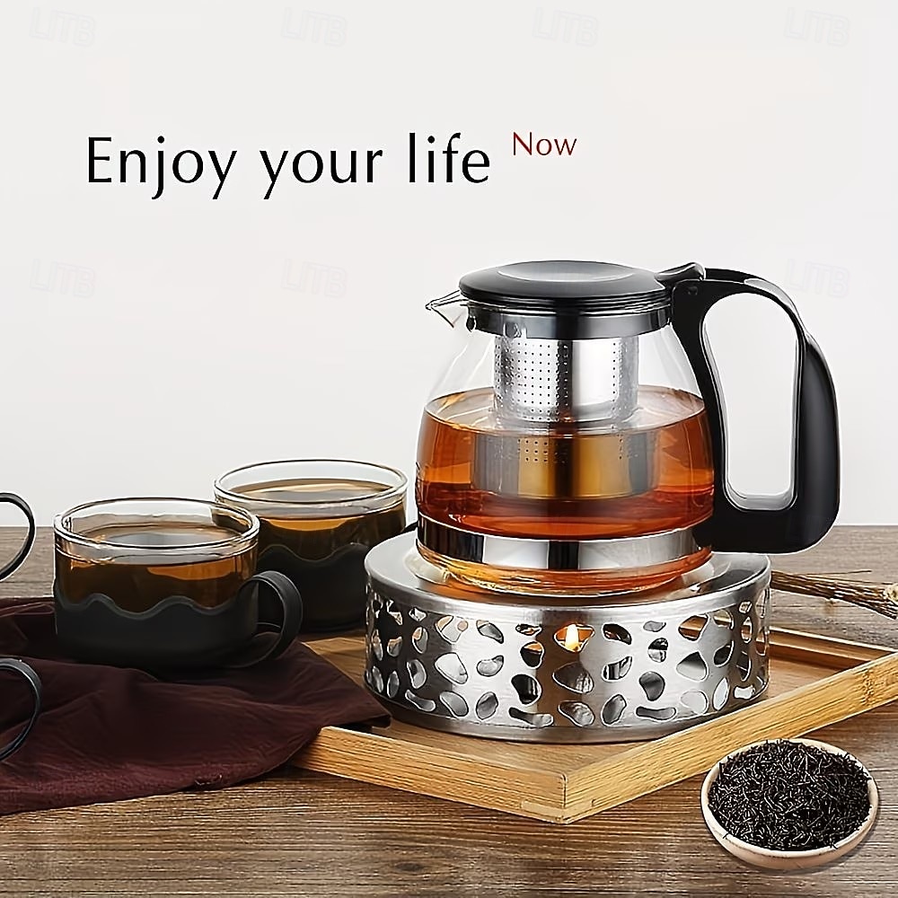 Fornello a candela in acciaio inox, riscaldatore portatile per caffè a lunga durata con mantenimento del calore, mini fornello multifunzionale per riscaldare il bollitore all'aperto, perfetto per del 2026 a $15.49 –P2