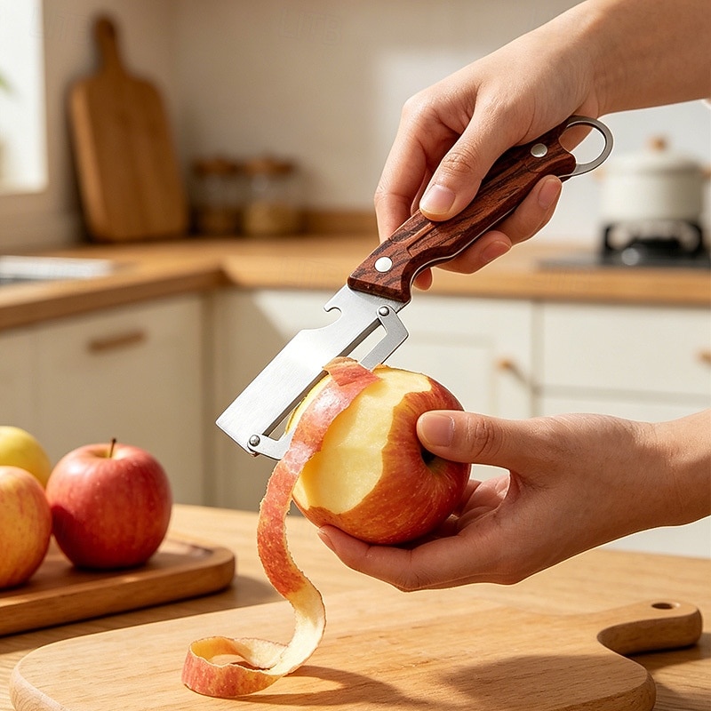 2 Pcs 3 in 1 Multifunctional Vegetable Peeler With Hanging Hole, Stainless Steel Bottle Opener and Grater with Plastic Handle, Kitchen Gadgets Tool for Potatoes Fruit Garlic Carrots 2026 - $19.99 –P6