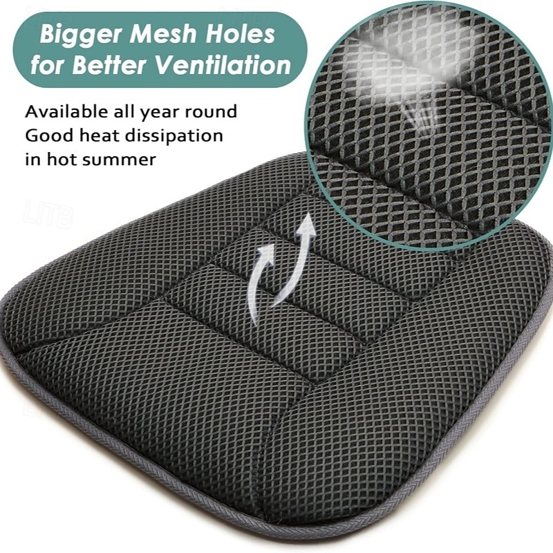 Universal Car Seat Cushion, Breathable 3D Air Mesh Seat Pad with Honeycomb Design for Driving Comfort, Cooling Car Seat Protector for Most Vehicles SUVs Trucks, All-Season Use, Non-Slip Bottom 2026 - $24.99 –P3
