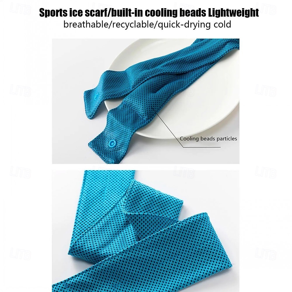 Reusable Cooling Ice Scarf Ice Scarf with A Natural Cool Feeling Sweat-wiping Towel Outdoor Ice Belt Sports Headscarf Cooling Cold Towel Outdoor Running Cycling Bandana 2026 - $13.49 –P10
