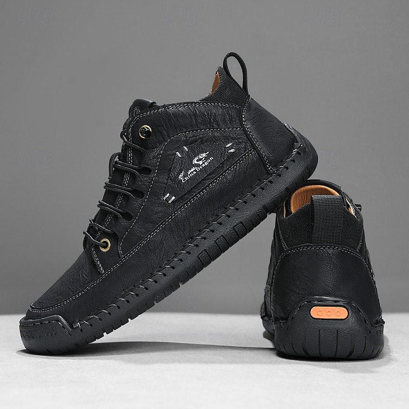 Weiße Herren-Sneaker, leichte Schnürschuhe für bequemes Gehen, ideal für Alltag, Reisen, Pendeln und einen minimalistischen, eleganten Freizeitlook. 2026 - $46.99 –P6