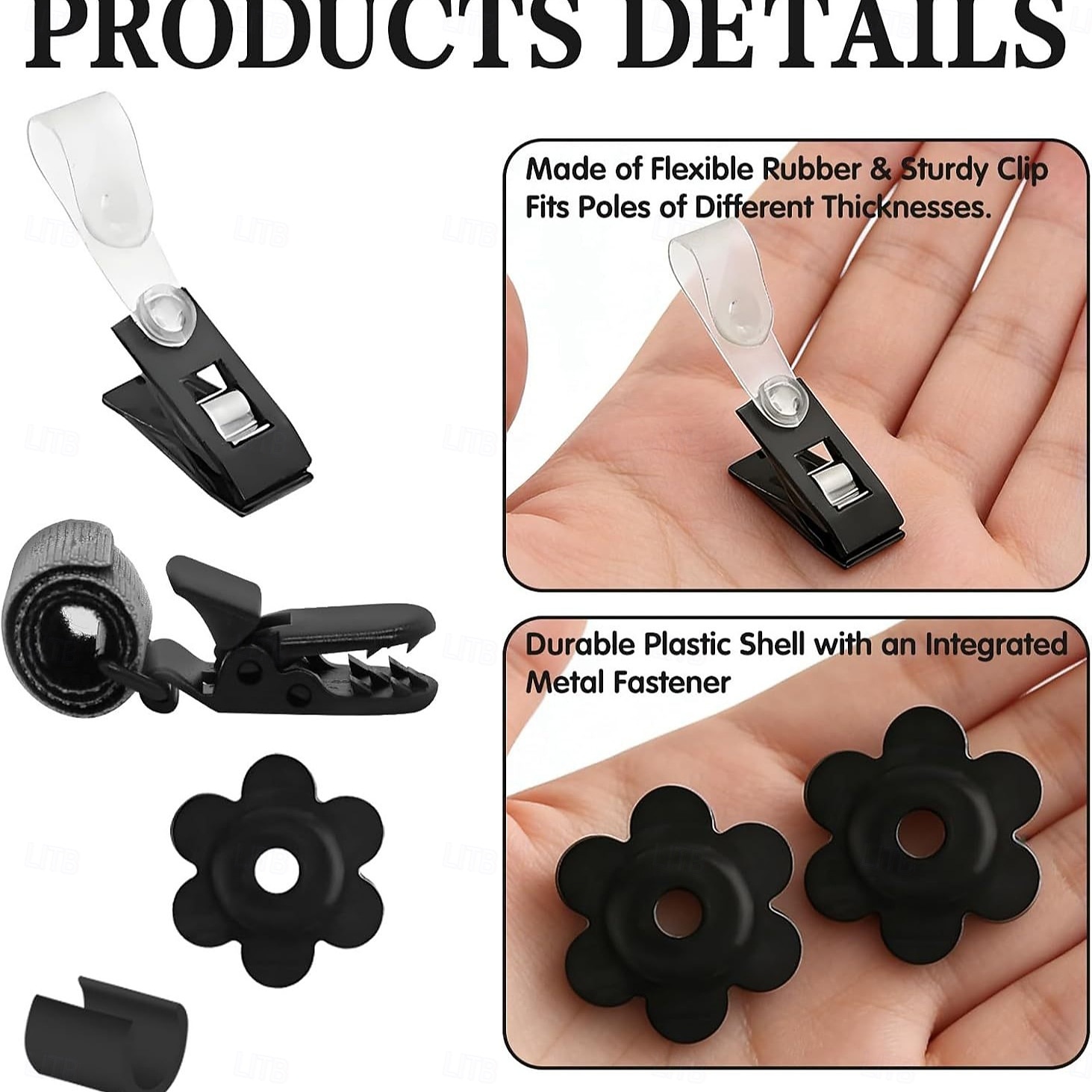 25Pcs Garden Flag Stoppers & Clips Kit, All-Season Heavy-Duty Plastic & Rubber Windproof Clips Hardware Accessories for Outdoor Flags, Small Banners, Curtains 2026 - $19.99 –P2