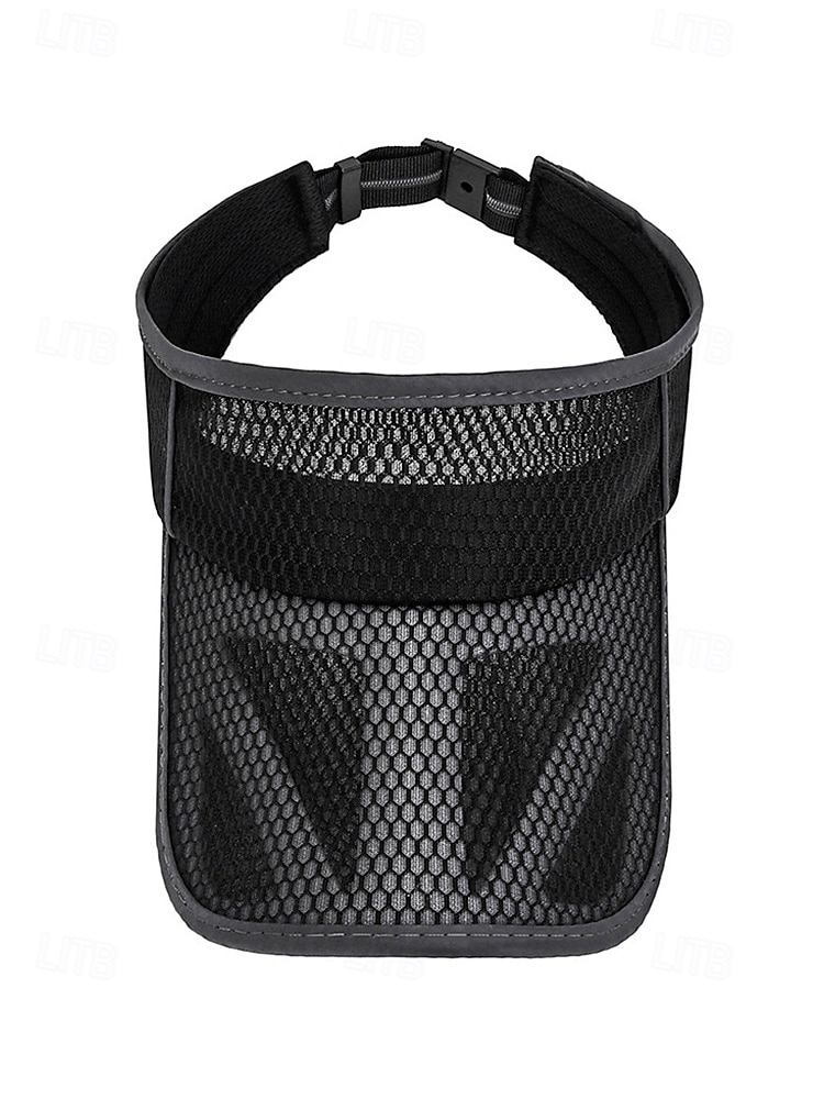 Men's Breathable Mesh Visor Cap Adjustable Sun Hat Lightweight Polyester Sports Golf Visor for Outdoor Fishing Running Tennis Beach Travel Summer UV Protection 2026 - $11.99 –P8