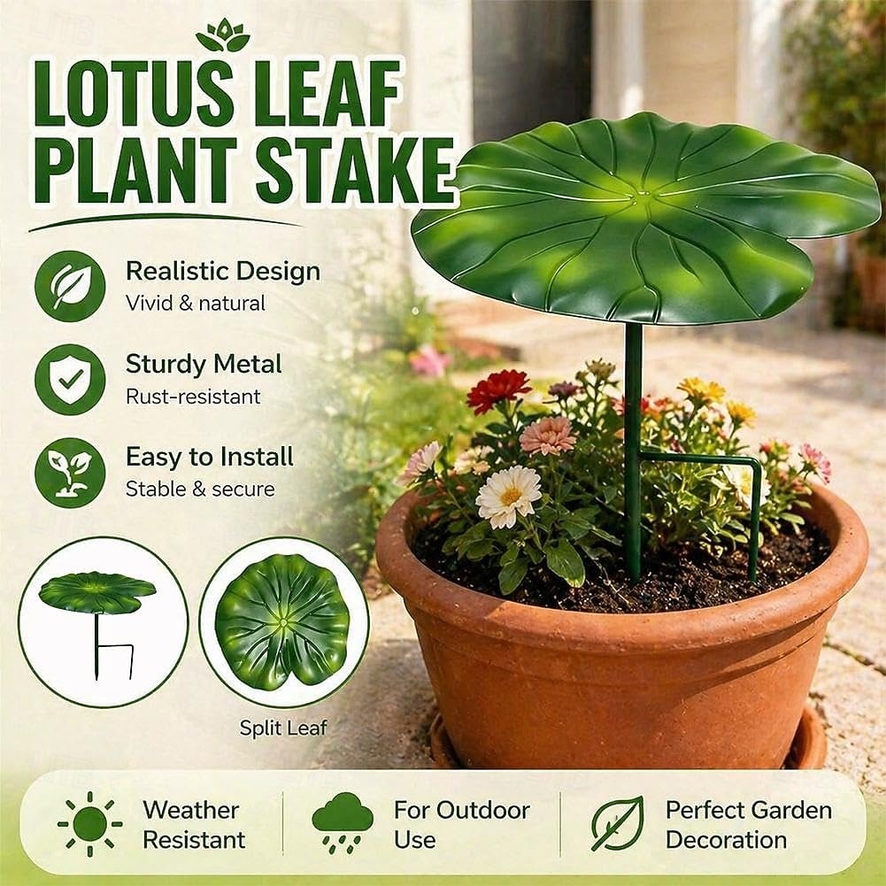 Ombrelle en forme de feuille de nénuphar, mini parasol imperméable en forme de feuille de nénuphar pour plantes en pot d'extérieur, 21 cm (8,27 pouces), protection pour pots de fleurs de 2026 ? $13.99 –P5