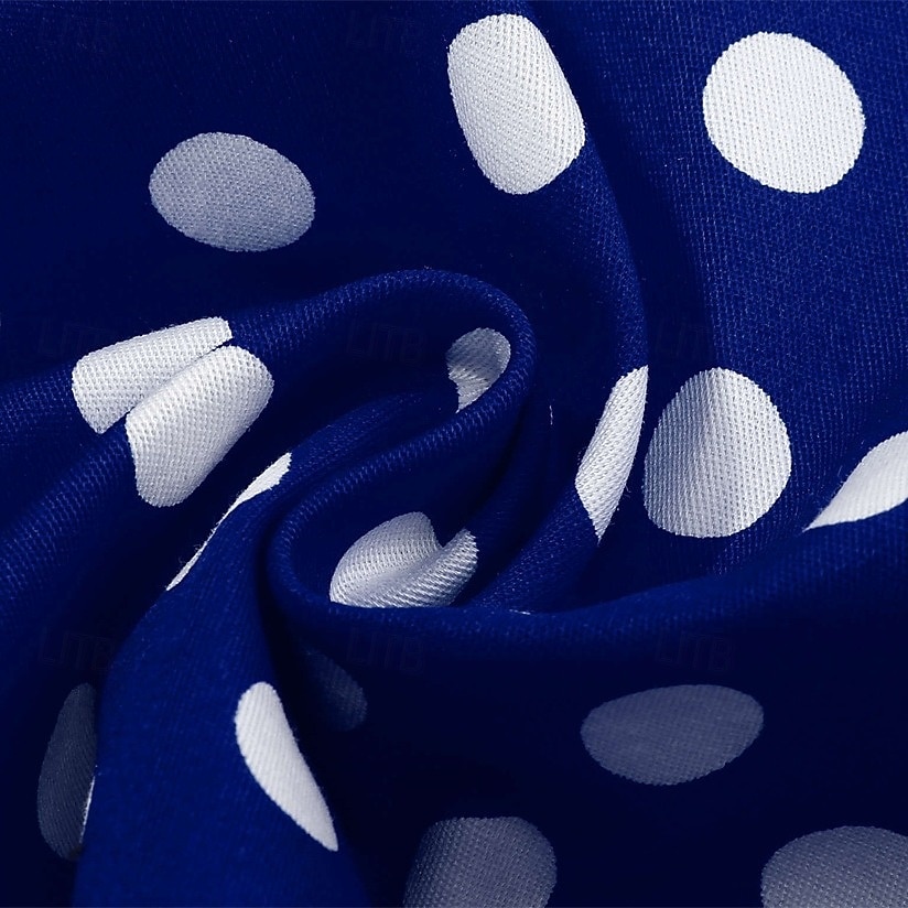 1950s Retro Vintage Rockabilly Tea Length Dress Swing Dress Flare Dress Sleeveless Polka dots Fit & Flare Fancy Dress Girls' Masquerade Tea Party Casual Daily Kid's Dress Belt Spring & Summer 2026 - $35.99 –P9