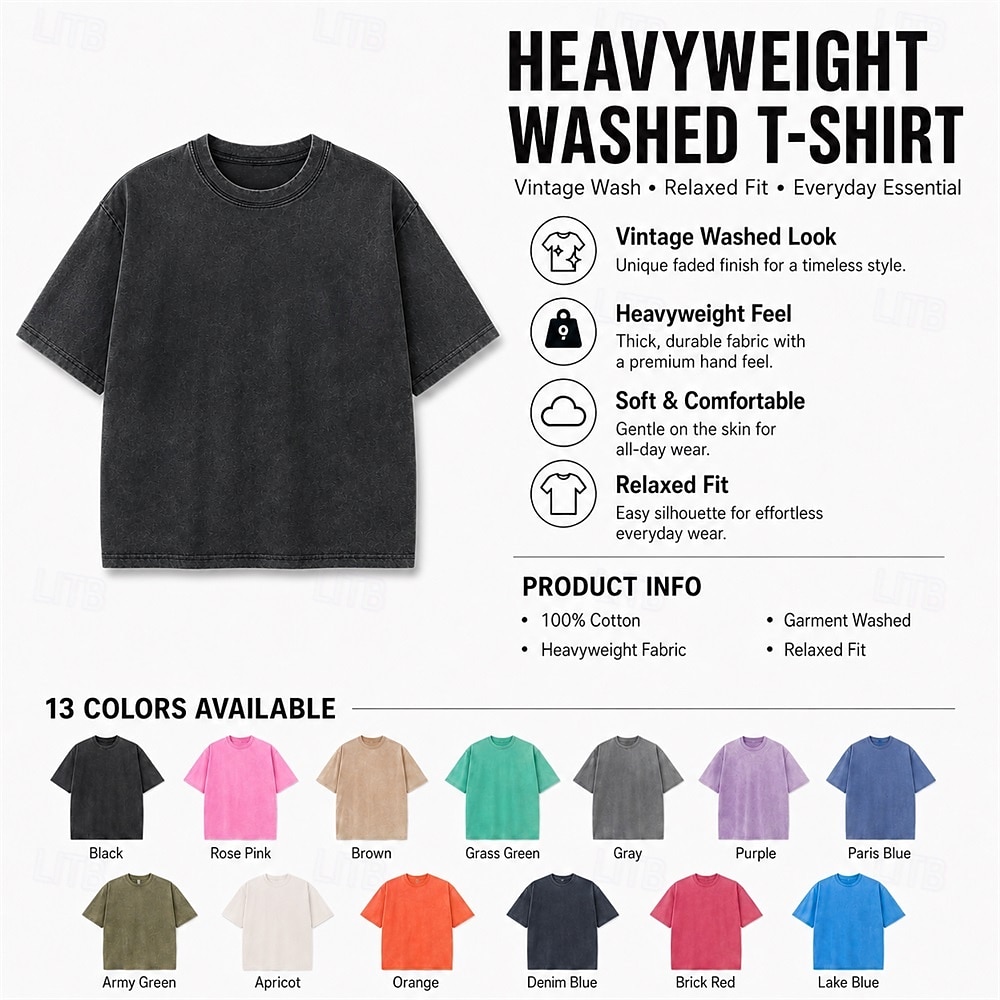 Homme Tropical Cocotier Chemise délavée à l'acide T-shirt épais Manche Courte T-shirt DTG Col ras du cou Chemise Vacances Hawaïen Quotidien Fête Bleu Rose Claire Orange Printemps & Été Vêtement Tenue de 2026 ? $27.99 –P5