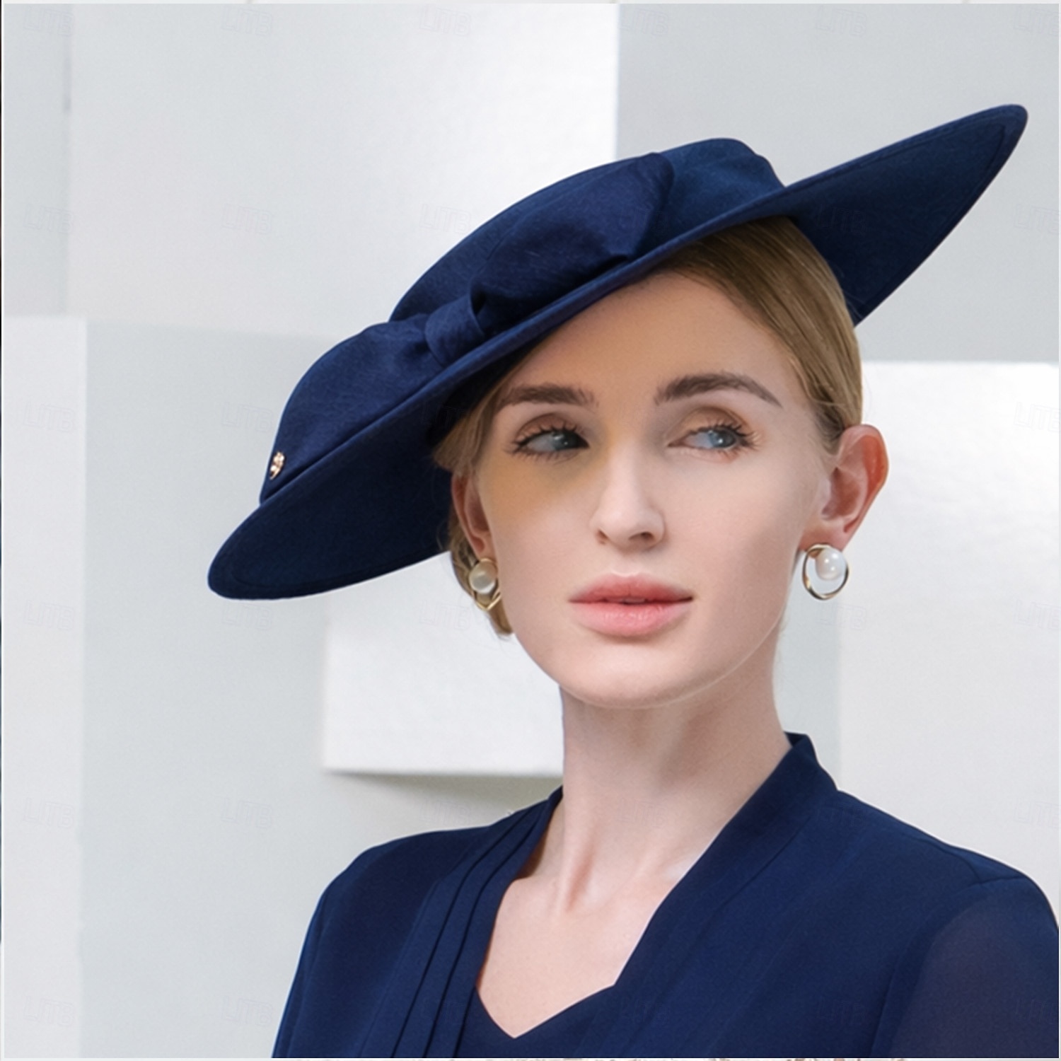 Sombreros elegantes dulces de lino con lazo  fiesta  tocado nocturno  oficina y carrera  graduación  felicitaciones  aniversario  regreso a la escuela  al aire libre  carnaval vestidos día de carreras 2026 - $63.99 –P9