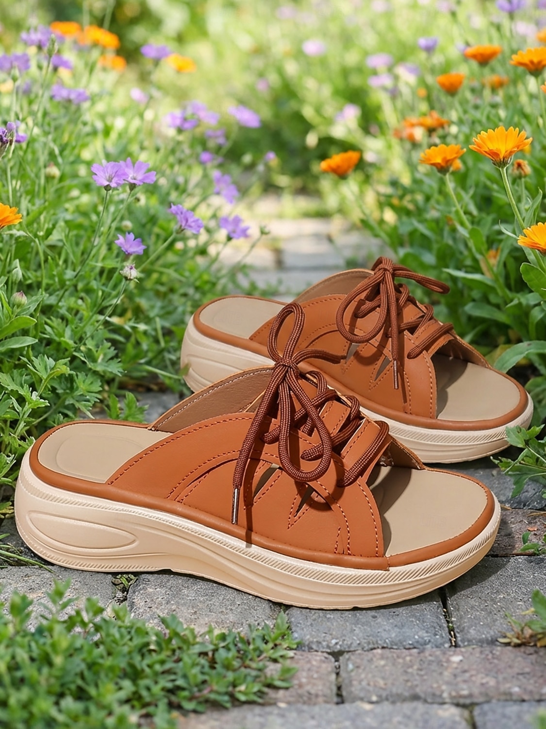 Women's Blue Comfort Slide Sandals – Cushioned Lightweight Summer Shoes for Home, Vacation, Walking & Relaxed Daily Use 2026 - $26.99 –P5