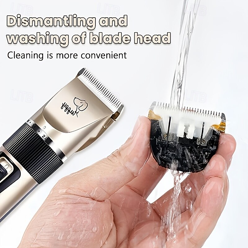 Electric pet grooming scissors, electric pet shaving tools electric razor Hair clippers Nail clippers 4 replaceable guide combs Scratch sharpener Charging cable 2026 - $31.99 –P4