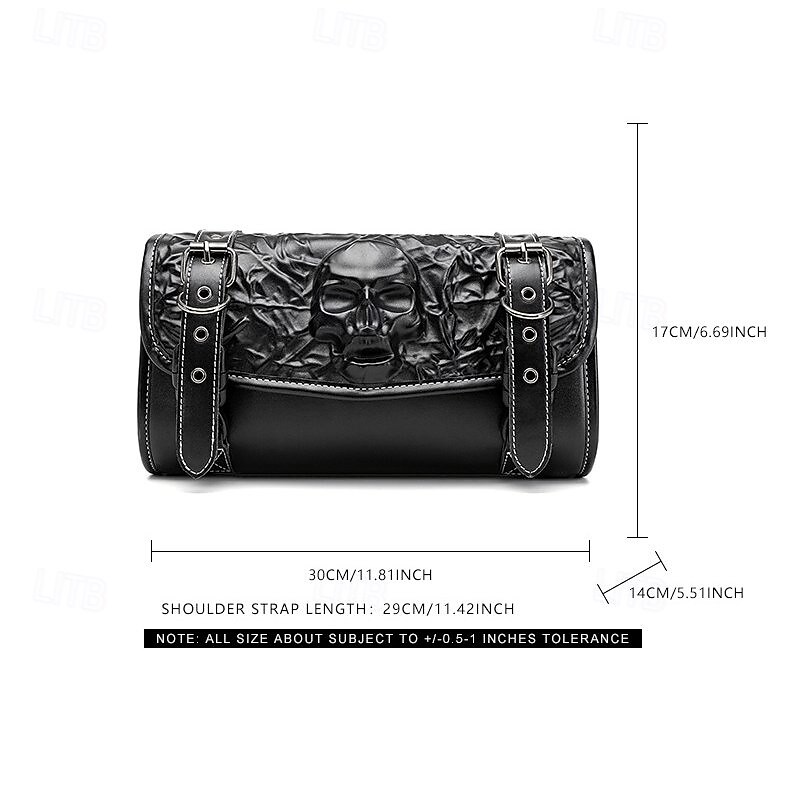 Western Retro Vintage Punk & Gothic Fork Bag Motorcycle Bag Riders Skull Western Revival Fancy Dress Unisex Halloween Carnival Adults Fork Bag 2026 - $85.99 –P7