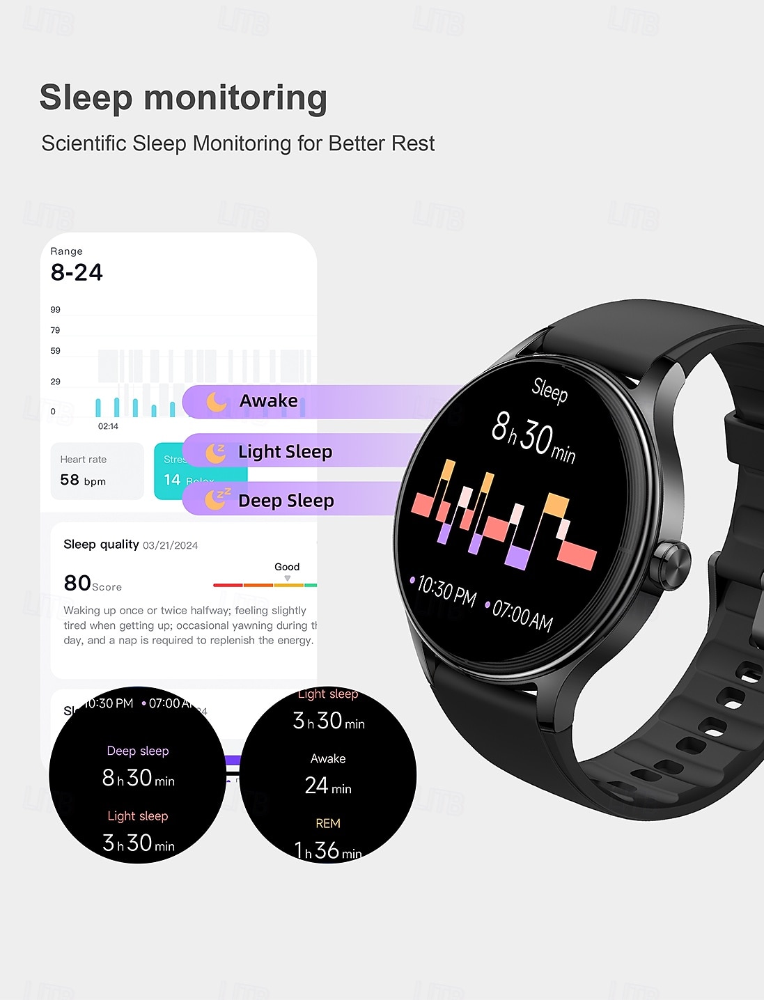 Smart Watch for Women, 1.27" Round Display Elegant Smartwatch with AI Voice Assistant, SpO2 Heart Rate Sleep Monitor, 100+ Watch Faces, Fashion Fitness Tracker for Android iOS 2026 - $64.99 –P8