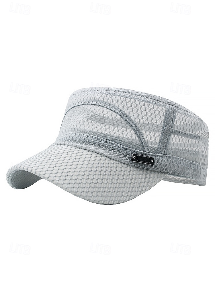 Boné militar masculino em malha respirável – chapéu militar leve para o verão, viseira tática para atividades ao ar livre, como caminhadas e pesca. &esportes de 2026 por $11.99 –P7