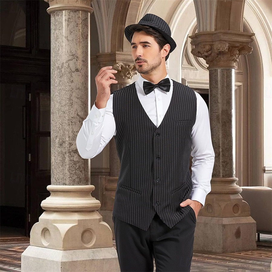 gatsby male dress The Great Tobey Maguire Suit seamlessly blending comfort with unparalleled style 1920 Gatsby Attire Men's Piece