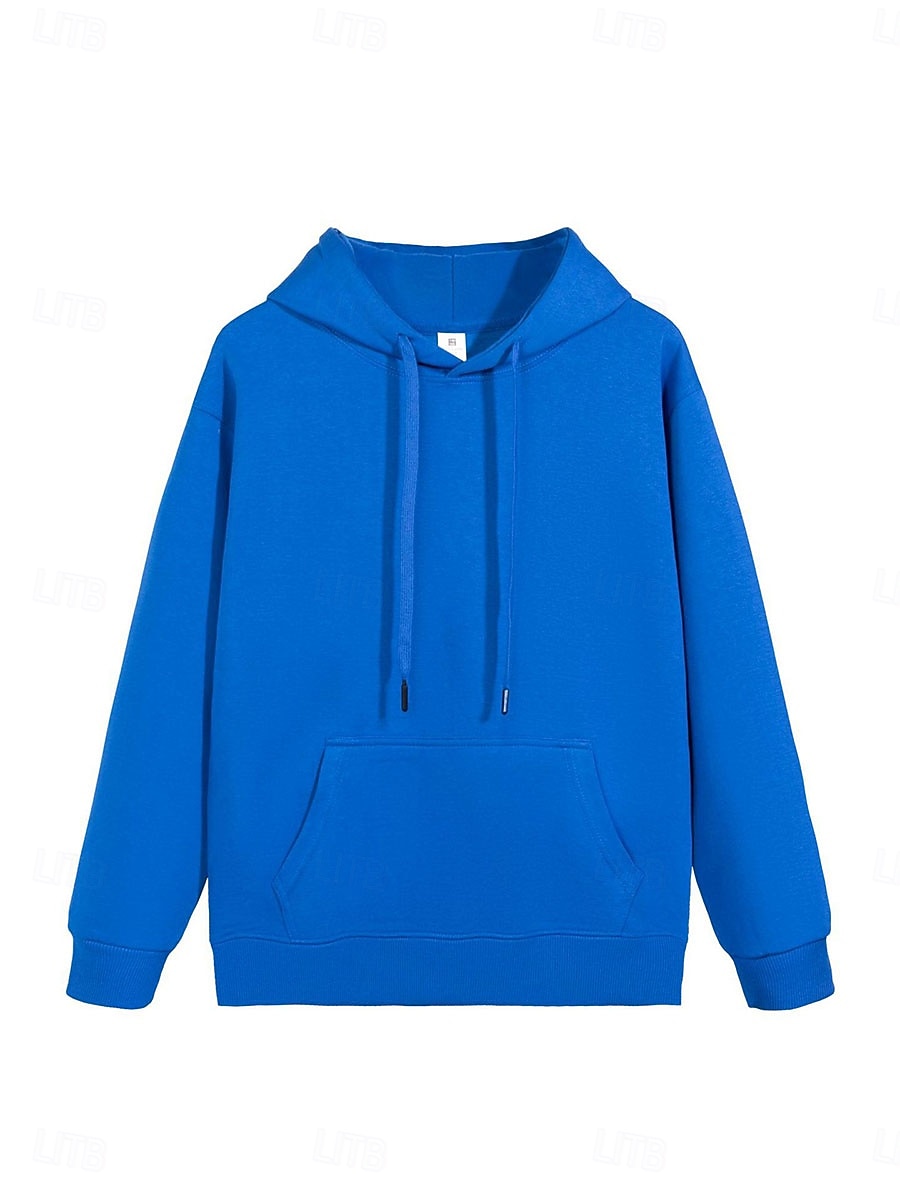 Per donna Pullover Felpe con cappuccio Semplice Casual Manica Lunga Con Cappuccio Top Regolari Blu Nero Grigio Autunno del 2026 a $31.99 –P7