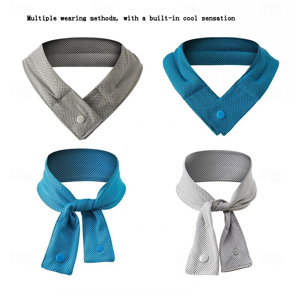 Reusable Cooling Ice Scarf Ice Scarf with A Natural Cool Feeling Sweat-wiping Towel Outdoor Ice Belt Sports Headscarf Cooling Cold Towel Outdoor Running Cycling Bandana 2026 - $13.49 –P8
