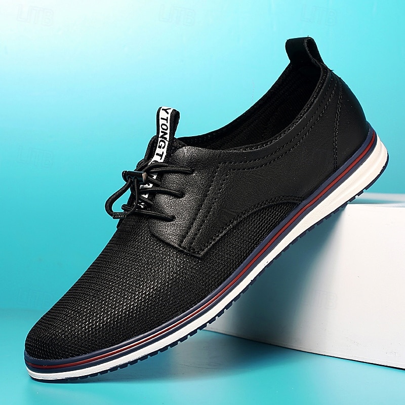 Scarpe da ginnastica casual da uomo bianche con lacci, leggere, traspiranti e comode, ideali per camminare, per un look casual elegante, basse, perfette per l'uso quotidiano, i viaggi, gli spostamenti e le uscite del fine settimana. del 2026 a $46.99 –P1