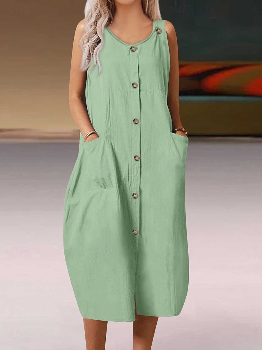 midi vest dress womens Outfits for Women 2-Piece Sets Denim Vest Midi Dress Size 6-14 Business Casual