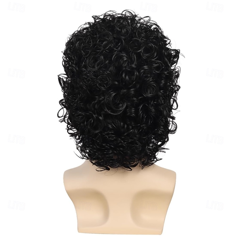 Short Curly 80s 90s Costume Wig Cosplay Wig for Men 2026 - $24.99 –P3