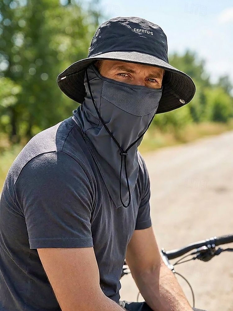 Cappello da sole da uomo per avventure all'aria aperta, con visiera regolabile, protezione UV, rete traspirante, ideale per viaggi, escursioni e pesca per uomini maturi. del 2026 a $18.99 –P1