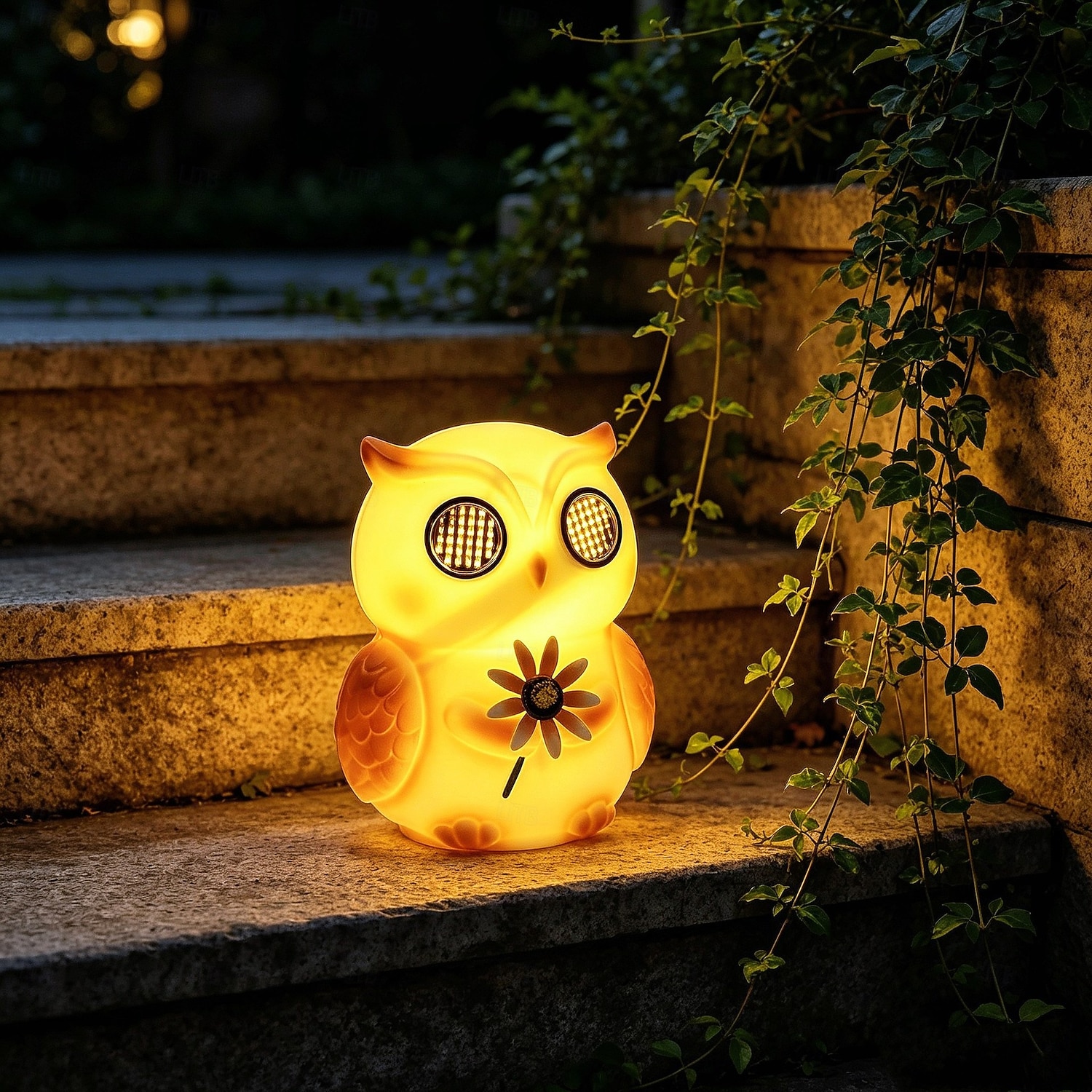 Lampes solaires d'extérieur en forme d'animaux, figurines lumineuses étanches en plastique représentant un lapin et un hibou, lampes décoratives solaires pour terrasse, pelouse, allée, parterre de de 2026 ? $34.99 –P2