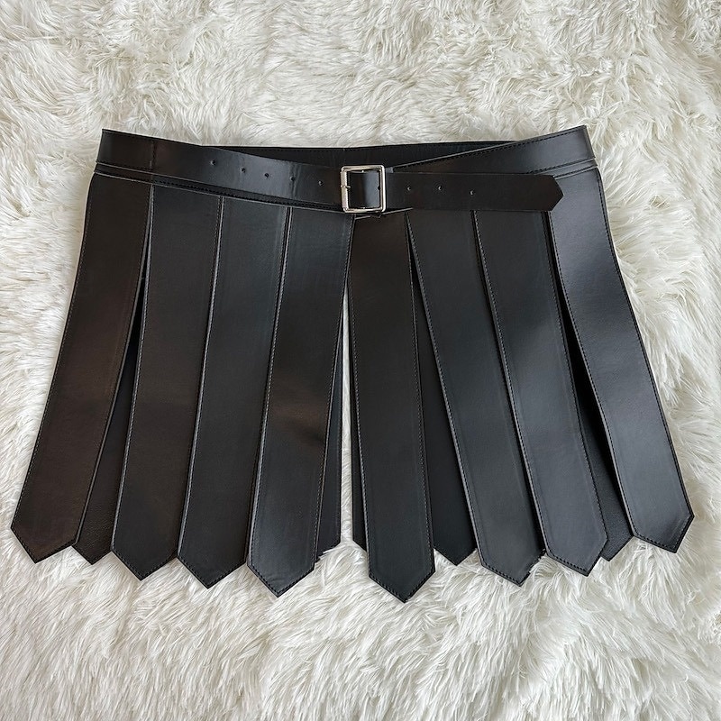 Retro Vintage Mittelalterlich ROMAN Pteruges Gladiatorenrock Romanische Kostüme Krieger Gladiator Kostüm Herren Halloween Karneval Maskerade Leistung Renaissance-Messe LARP Erwachsene Pteruges 2026 - $34.99 –P1