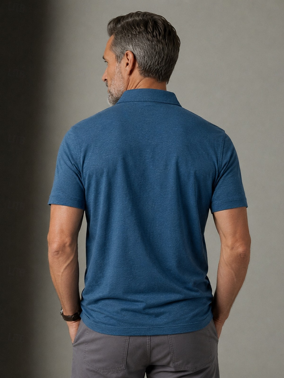 Homme Chemise de golf Polos de Golf Occasionnel Travail Revers Manche Courte Basique Moderne Uni Boutons Poche Avant Été Printemps Coupe régulière Bleu Bleu Clair Bleu clair Chemise de golf de 2026 ? $33.99 –P6