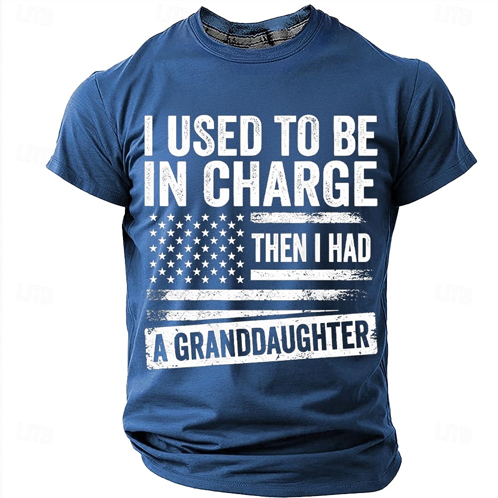 Men's I Used To Be In Charge Then I Had A Granddaughter T-Shirt, Funny Grandpa Gift Tee 2026 - $18.99 –P8