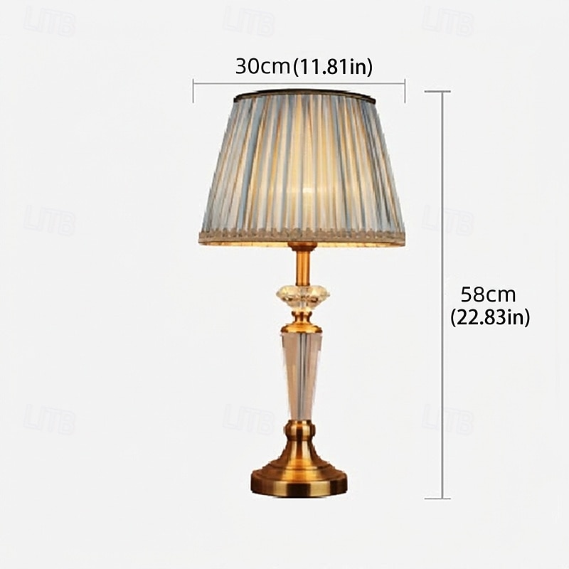Nachttischlampen Multi-Shade / Umgebungslampen Kristall / nordischer Stil für Wohnzimmer / Schlafzimmer Metall grün 2026 - $247.19 –P1