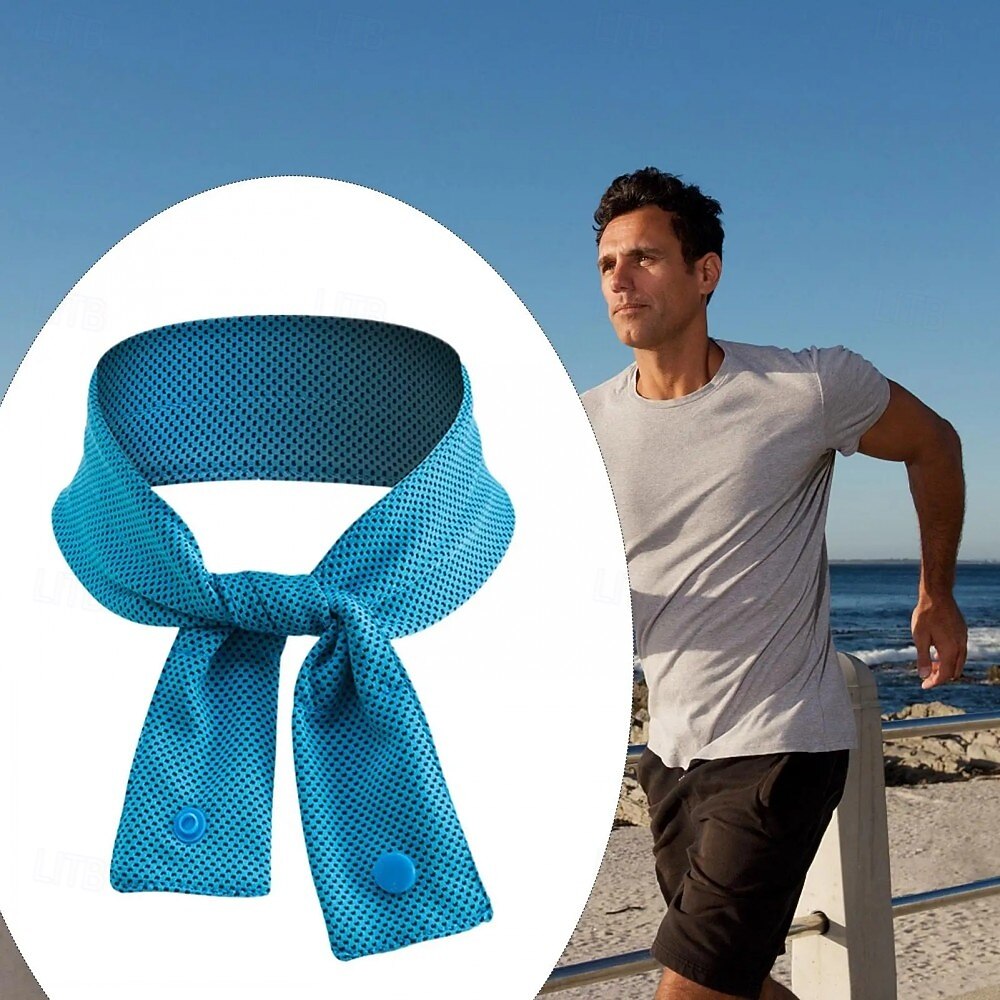 Reusable Cooling Ice Scarf Ice Scarf with A Natural Cool Feeling Sweat-wiping Towel Outdoor Ice Belt Sports Headscarf Cooling Cold Towel Outdoor Running Cycling Bandana 2026 - $13.49 –P4