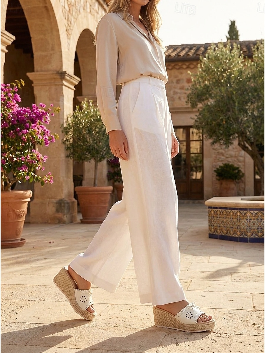 Hellblaue Espadrille-Keilsandalen für Damen – elegante, lasergeschnittene Pantoletten mit Schleifendetail für luxuriöse Kreuzfahrten und sommerliche Deckpartys &tropische Resortbekleidung 2026 - $32.99 –P2