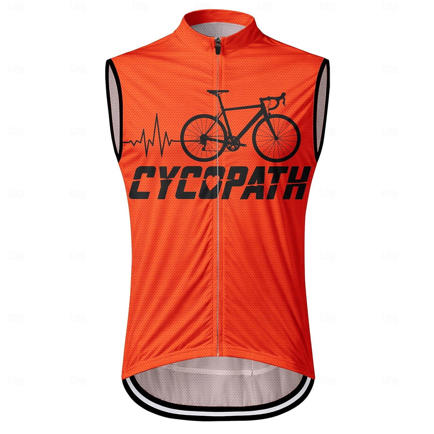 Per uomo Gilet da ciclismo Maglia da Ciclismo Geometrico Senza Maniche Bicicletta Gilet / Panciotto Maglia Top con 3 tasche posteriori Asciugatura Rapida Tasca Posteriore Traspirante Gli sport Nero del 2026 a $30.99 –P5
