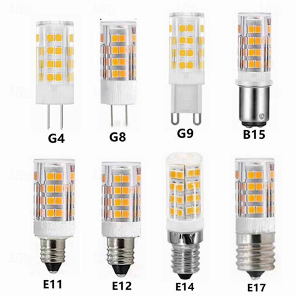 10pcs Mini G9 E14 AC 220V 240V Ceramics LED Corn Bulb Capsule Crystal Light Warm White Lamp Replace Halogen Chandelier Lights 2026 - $34.99 –P4