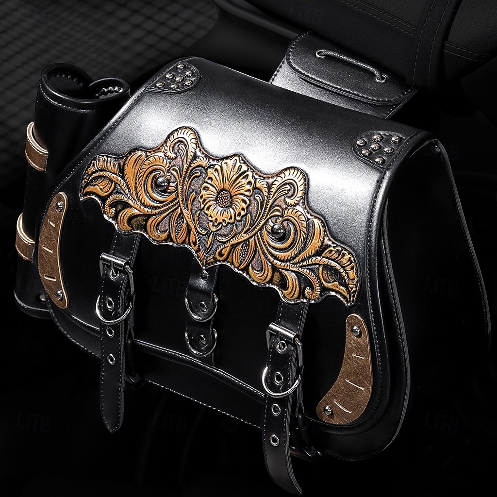 Western Retro Vintage Punk & Gothic Saddlebags Motorcycle Bag Side Bags Riders Western Revival Fancy Dress Unisex Halloween Carnival Adults Saddlebags 2026 - $154.99 –P1