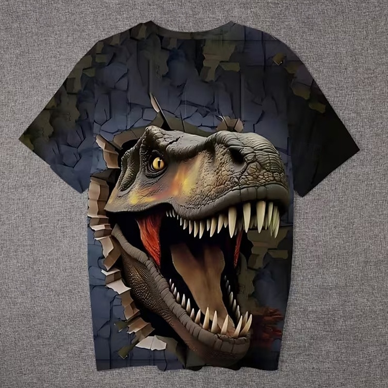 Chico 3D Graphic Camiseta Manga Corta Impresión 3D Verano Primavera Deportes Moda Ropa de calle Niños 5-12 años Cuello Barco Casual Diario Exterior Ajuste regular 2026 - $5.99 –P4