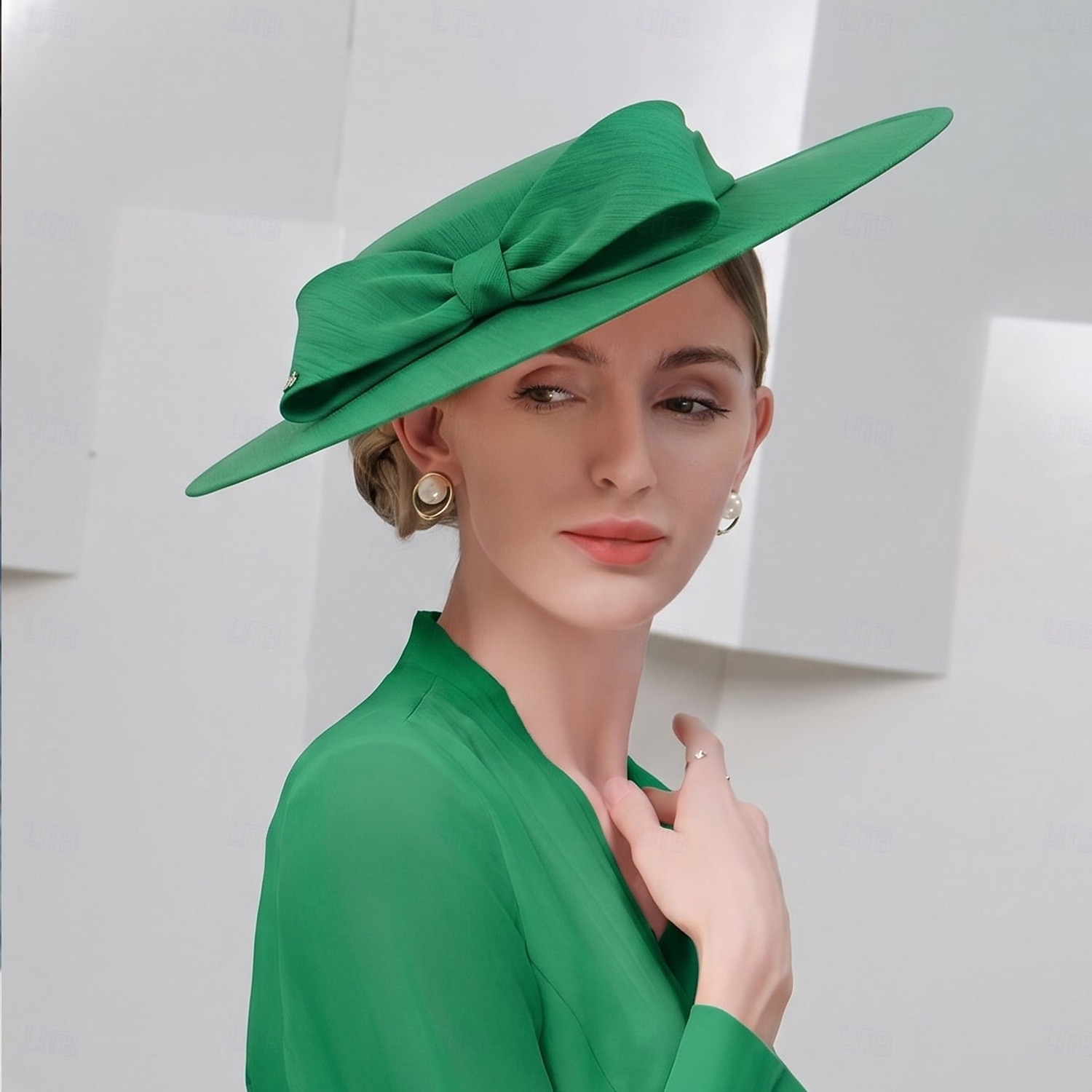 Sombreros elegantes dulces de lino con lazo  fiesta  tocado nocturno  oficina y carrera  graduación  felicitaciones  aniversario  regreso a la escuela  al aire libre  carnaval vestidos día de carreras 2026 - $63.99 –P21