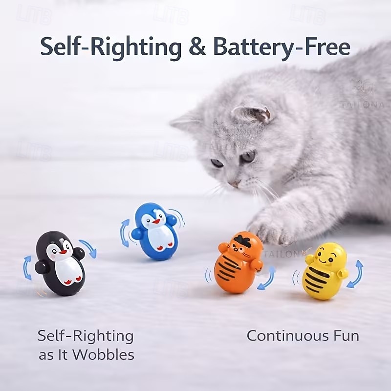 100 pcs of Cat Rolling Toys Diverse Styles Interactive Play and Exercise Equipment Durable Plastic Material 2026 - $19.99 –P6