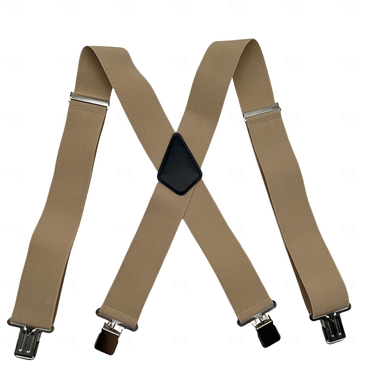 Bretelle da uomo a 4 clip stile X, elastiche e regolabili per pantaloni (larghezza 5 cm), clip in metallo resistenti, ideali per abbigliamento casual, formale e per attività all'aperto. del 2026 a $15.99 –P8