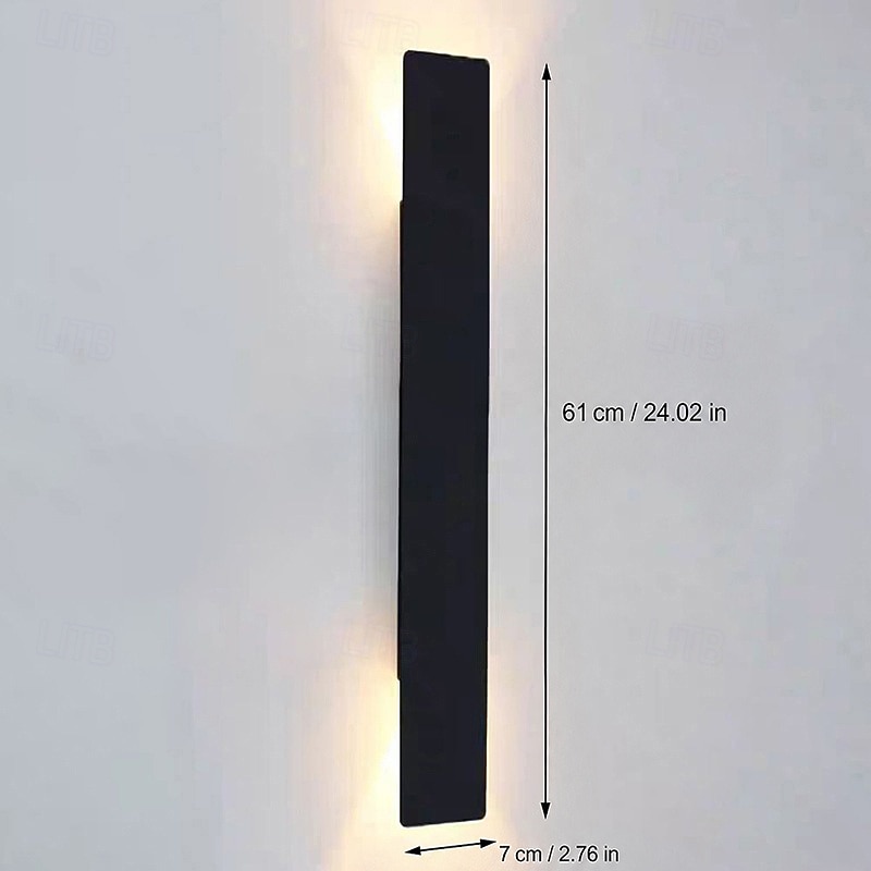 Outdoor Modern Nordic Style Outdoor Wall Lights Living Room Outdoor Aluminum Wall Light IP54 110-120V 220-240V 18 W 2026 - kr.1094 –P2