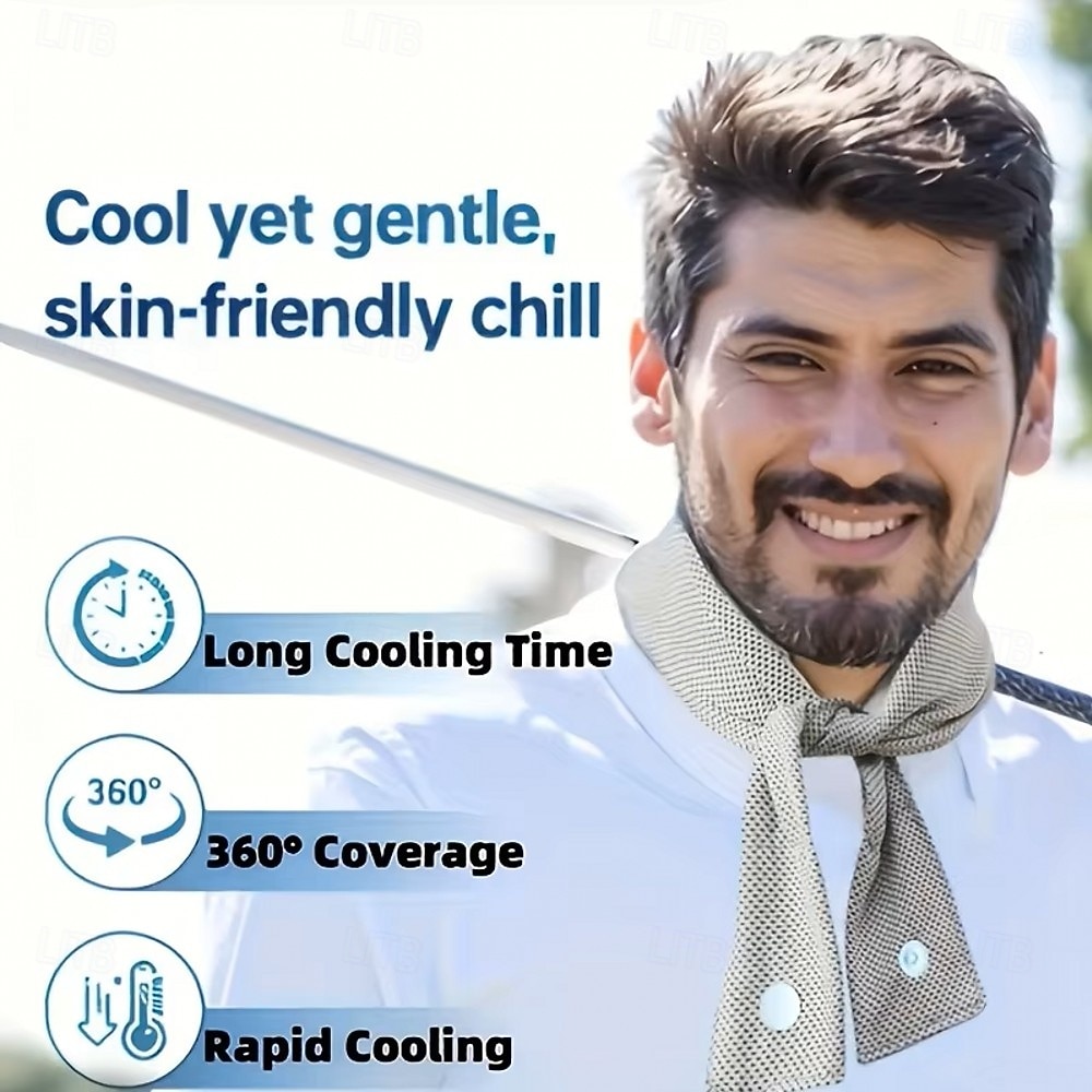 Reusable Cooling Ice Scarf Ice Scarf with A Natural Cool Feeling Sweat-wiping Towel Outdoor Ice Belt Sports Headscarf Cooling Cold Towel Outdoor Running Cycling Bandana 2026 - $13.49 –P13