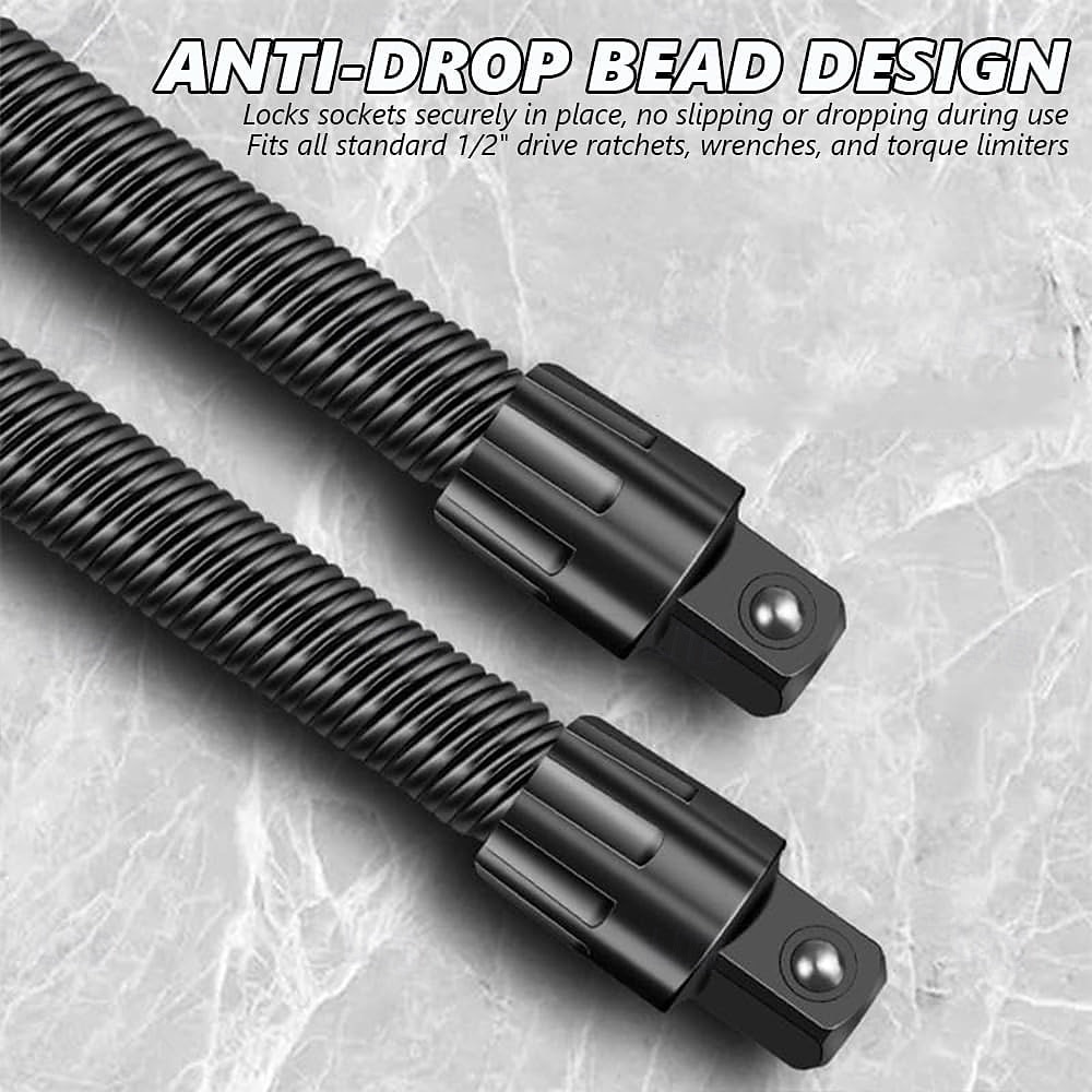 Prolunga flessibile per albero da 1/2", bussola dinamometrica, chiavi a cricchetto, chiave elettrica, biella, barra di prolunga flessibile per spazi ristretti, utensile manuale per riparazioni del 2026 a $16.99 –P14