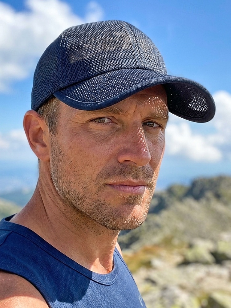Boné de beisebol masculino em tela respirável – chapéu de verão leve e ajustável para esportes ao ar livre, praia e viagens casuais. de 2026 por $11.99 –P4